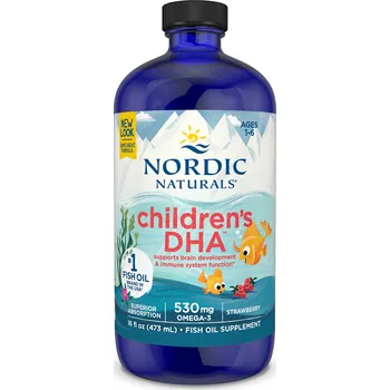 Přírodní produkt Nordic Naturals Children's DHA 530 mg jahoda, 473 ml