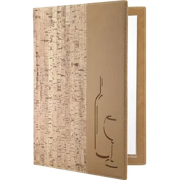 výuková tabulka Vinný lístek ze syntetické kůže 340x240 mm, imitace korku | CONTACTO, 5833/040