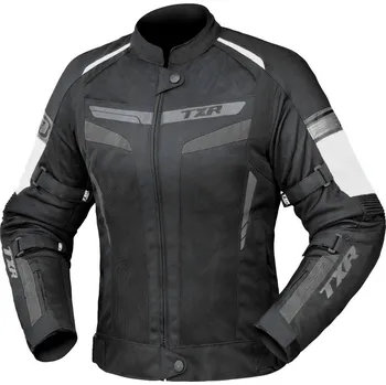 Moto bunda Dámská bunda na motorku TXR Alpine černo-bílo-šedá Velikost: XS