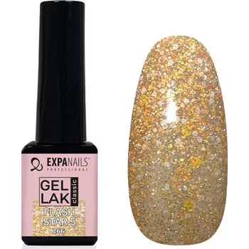 Lak na nehty UV/LED Gel lak - Flash Star č.5 - 5 ml