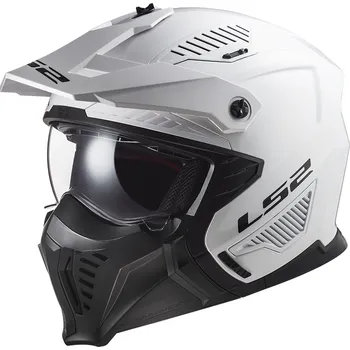 Helma na motorku LS2 OF606 DRIFTER SOLID WHITE-06 (velikost helmy: XL (61-62 cm))