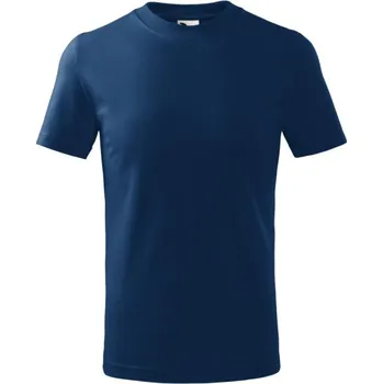 Chlapecké tričko MALFINI Tričko Basic 138, krátý rukáv, dětské MAL-1388710 8 roků Modrá půlnoční