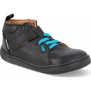 Dívčí obuv Barefoot dětské kotníkové boty Pegres - Skinny SBF62F černé Velikost: 31