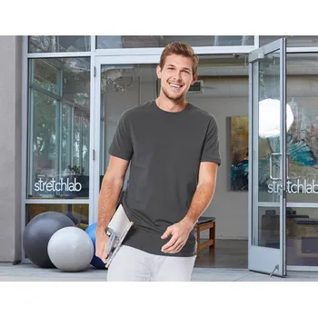 Pracovní tricko e.s. cotton stretch, long fit velikost XL antracit Strauss Pracovní oblečení