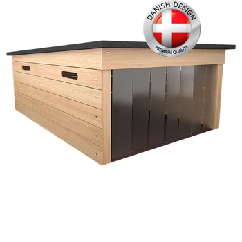 Sekačka Auto-Mow Garáž robotické sekačky The Cube - přírodní, velikost: L