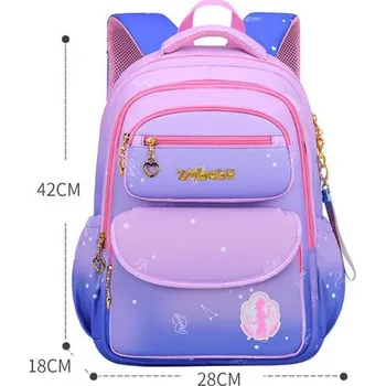 Ortopedický voděodolný školní batoh - Jianbianzi