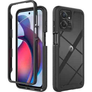 Pouzdro na mobilní telefon Pouzdro Motorola Moto Moto G Power 5G Techsuit - Defense360 Pro + ochrana obrazovky, černé