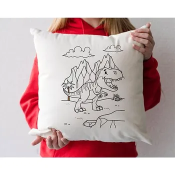 Povlečení CoolKousky polštářomalovánka dinosaurus