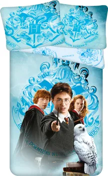 Ložní povlečení Jerry Fabrics Harry Potter HP217 140 x 200, 70 x 90 cm zipový uzávěr