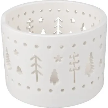 Svícen Svícen porcelánový les 7,5 cm