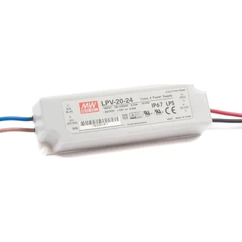 Transformátor Napájecí zdroj MEAN WELL pro LED 24VDC 20W LPV-20-24
