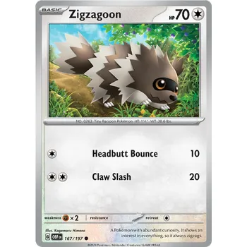 Karetní hra Pokémon TCG Zigzagoon 167/197