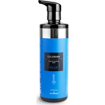 Barva na vlasy Semi-permanentní regenerační maska Kléral System Colorama Blue - 500 ml, modrá (CM-BL) + dárek zdarma