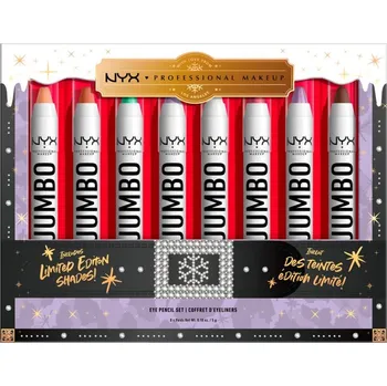 Oční linky NYX Professional Makeup Mrs. Claus Jumbo Eye Pencil Set 8x 5 g