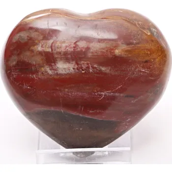 Drahý kámen Magieprirody.cz Srdce Zkamenělé dřevo 75x68 mm 229 g přírodní kámen #K1093