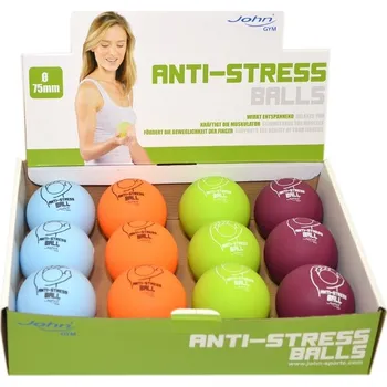 Dětský míč Antistressball John 7cm Barva: Bordó