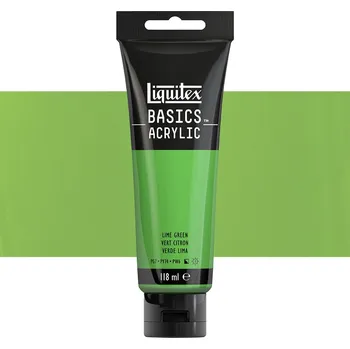 Výtvarná barva Akrylová barva Liquitex Basics - Lime Green Balení: 118 ml