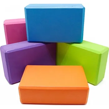 podložka na cvičení Köck sport Blok Yoga 10cm - pěnová kostka na jógu Barva: Světlá zelená