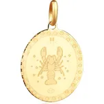 JVD Dámský stříbrný pozlacený přívěsek ZNAMENÍ RAK SVLP1102XJ1GORA