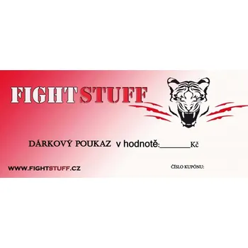 Dárkový potravinový koš Dárkový poukaz FightStuff v hodnotě: 600,- Kč