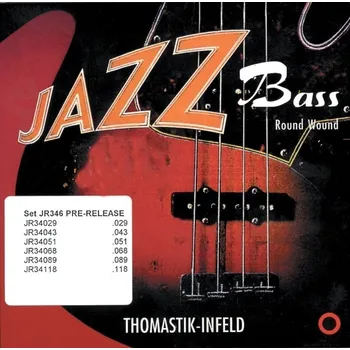 Struna pro kytaru a smyčcový nástroj Thomastik Infeld Thomastik struny pro E-bas Jazz Bass série Nickel Round Wound Roundcore0.069 JR32069 7814