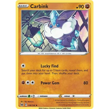 Karetní hra Pokémon TCG Carbink 108/196