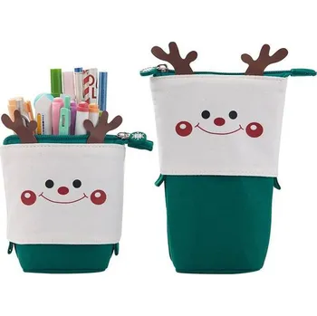 Penál Roztomilý skládací penál - Vánoce E1