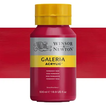 Výtvarná barva Akrylová barva Winsor & Newton 500ml - Permanent Rose