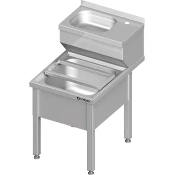 Umyvadlo Výlevka 500x700x850 mm | STALGAST, 982357050