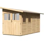 Dřevěný domek KARIBU WANDLITZ 4 (55257) natur LG2730