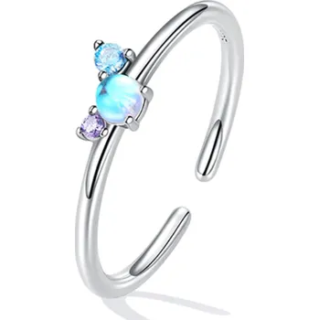 Prsten B-TOP Prsten s měsíčním kamenem - Stříbro 925