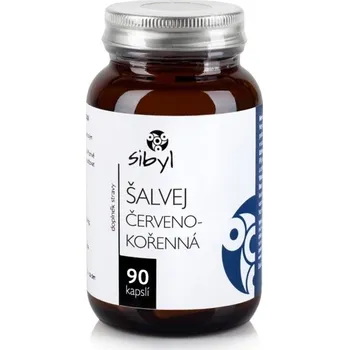 Přírodní produkt Sibyl Šalvěj červenokořenná 400 mg 90 cps.