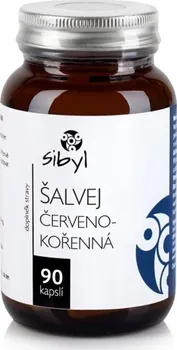Přírodní produkt Sibyl Šalvěj červenokořenná 400 mg 90 cps.