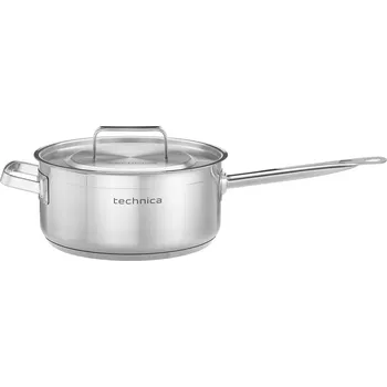 Rendlík na omáčky 5 l, průměr 240 mm, z nerezové oceli s pokličkou | TECHNICA, Platinum Line