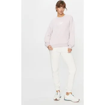 Dámská móda New Balance Mikina Essentials French Terry Crew WT33514 Fialová Regular Fit S