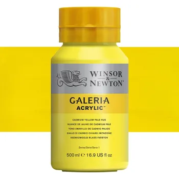 Výtvárné potřeby Akrylová barva Winsor & Newton 500ml - Cadmium Yellow Pale Hue
