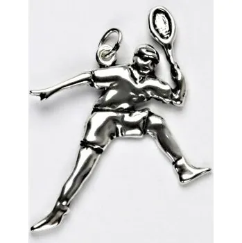 Přívěsek Stříbrný přívěsek tenista - P235 (Stříbrný tenista přívěsek)