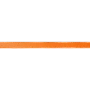 Stuha PRYM Saténová stuha, 4 m x 6 mm, oranžová