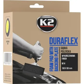 Auto-moto K2 DURAFLEX - Náhradní leštící houba na závit M14 - Černá