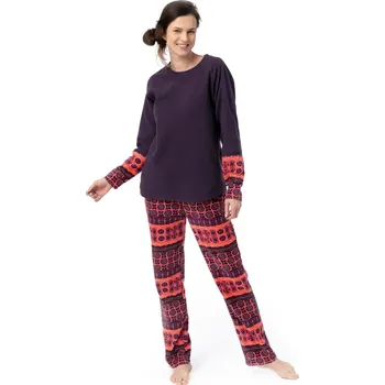 Souprava dámského spodního prádla Domácí komplet Key dlouhý LHS 336 Velikost: S, Vzor: 336