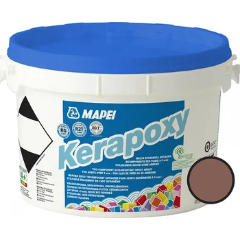 Průmyslové lepidlo Mapei KERAPOXY 143 TERAKOTA Dvousložková spárovací hmota kyselinyvzdorná 2KG 4514302