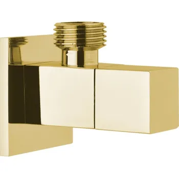 Rohový ventil hranatý, 1/2"x3/8", zlato SL117