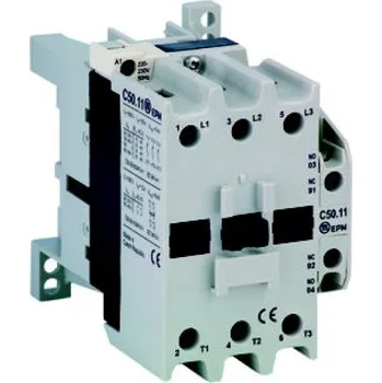 Stykač Stykač 50A 3P Elektropřístroj C50.11 220-230V/50HZ 1NO+1NC