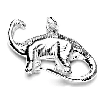 Přívěsek Stříbrný přívěsek brontosaurus - P221 (Stříbrný brontosaurus přívěsek)
