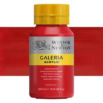 Výtvárné potřeby Akrylová barva Winsor & Newton 500ml - Cadmium Red Hue