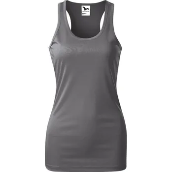 MALFINI Tílko Racer 167, bez rukávu, dámské MAL-1673617 2XL Šedá ocelová