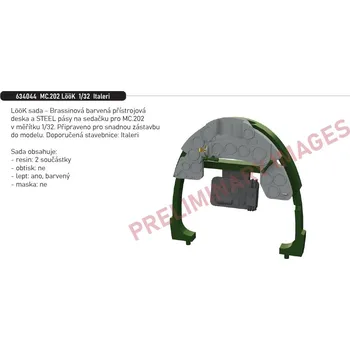 Plastikový model Eduard 1/32 MC.202 LööK (ITALERI)