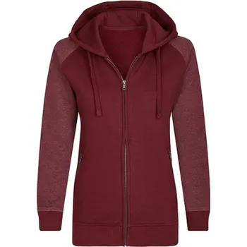 Dámská mikina Miners mate Dámská mikina MY720 Burgundy-Heather Burgundy XS