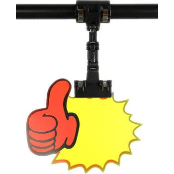 Etiketovací kleště Memo clip, držák na cenovky kloubový černý (MC22B)