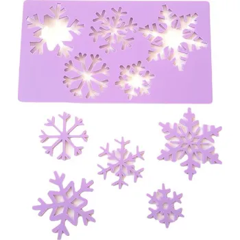 Vytlačovací sada sněhové vločky - Cakesicq